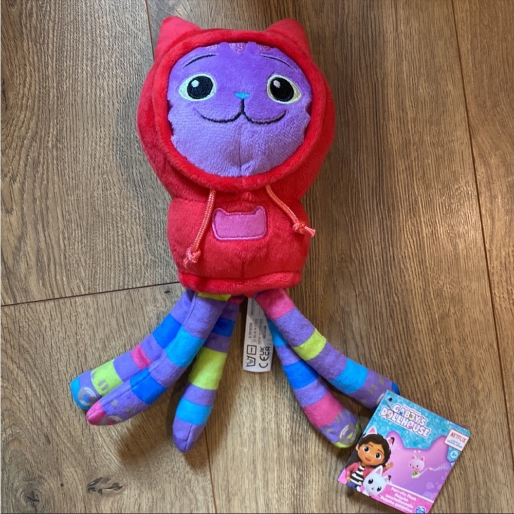 NWT Gabby’s Dollhouse DJ Catnip Plush 9” Stuffed Animal Netflix